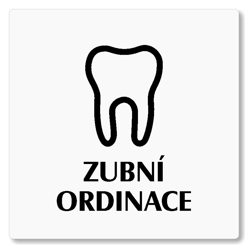 Zubní ordinace, 100x100mm, bílá, Nevada